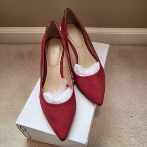 ALDO Elegant Sieria Bordeaux Suede Heels